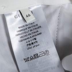 مملوكة مسبقًا Gucci Burgundy GG Jacquard Slim Fit Trousers S