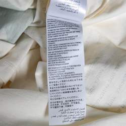 Gucci Cream Cotton Manifesto Mask Printed Crew Neck T-Shirt XS
