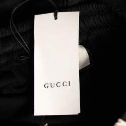 Gucci Black Jersey GG Supreme Trimmed Basketball Shorts XS