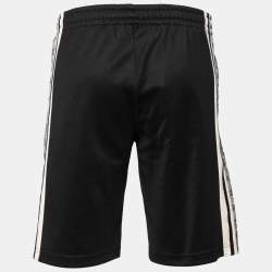 Gucci Black Jersey GG Supreme Trimmed Basketball Shorts XS