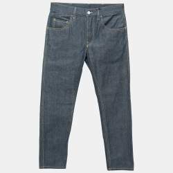 Gucci Blue Denim Straight Fit Jeans S