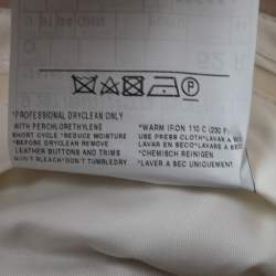 Pre Owned بنطلون غوتشي قطن بيج قصة إعتيادية مقاس كبير جداً (اكس لارج) الخصر 36 بوصة