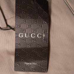 Pre Owned بنطلون غوتشي قطن بيج قصة إعتيادية مقاس كبير جداً (اكس لارج) الخصر 36 بوصة