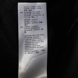 Gucci Black Canvas Double Breasted Trench Coat M