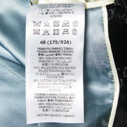 Pre Owned Gucci Black GG Supreme Jacquard Jacket M