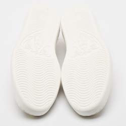 Pre Owned Gucci Beige/Brown GG Supreme Canvas Bee Ace Sneakers Size 42