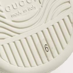 Gucci Black Canvas Ace Lace Up Sneakers Size 40