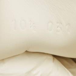 Pre Owned Gucci White Leather Ace Low Top Sneakers 44.5