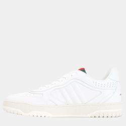 Gucci White Leather Re-web Sneakers EU 41