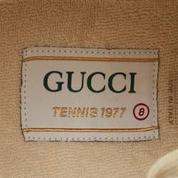 Gucci Black GG Canvas Tennis 1977 Treck Sneakers Size 42