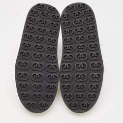 Gucci Black GG Canvas Tennis 1977 Treck Sneakers Size 42