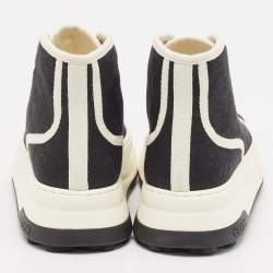 Gucci Black GG Canvas Tennis 1977 Treck Sneakers Size 42