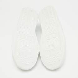 Gucci White Leather Web Chunky  Lace Up Sneakers Size 46