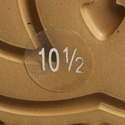 Pre Owned Gucci Beige/Brown GG Canvas and Leather Chunky B Sneakers Size 44.5