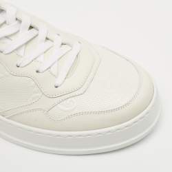 Pre Owned Gucci Off White Jumbo GG Leather Chunky B Sneakers Size 44