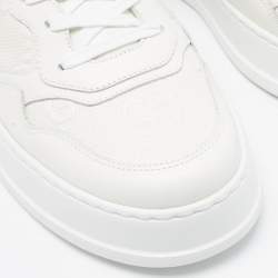 مملوكة مسبقًا حذاء رياضي غوتشي صاخب ب قماش جي جي بني وبيج وجلد مقاس 41