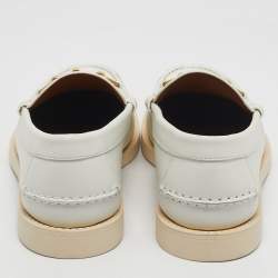 مملوكة مسبقًا حذاء لوفرز غوتشي هورسبيت جلد بني مقاس 42