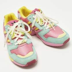 Pre Owned حذاء رياضي غوتشي زد إكس 8000 متعدد الألوان قماش وسويد برباط مقاس 37.5