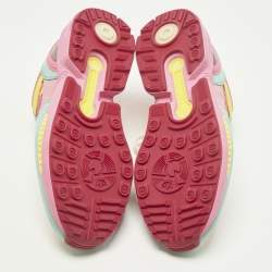 Pre Owned حذاء رياضي غوتشي زد إكس 8000 متعدد الألوان قماش وسويد برباط مقاس 37.5