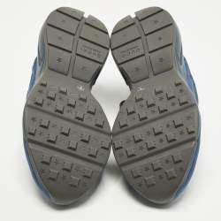 Pre Owned حذاء رياضي غوتشي منخفض من أعلى أن واي يانكيز ريتون جلد أبيض ميستيك مقاس 41