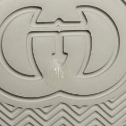 مملوكة مسبقًا حذاء رياضي غوتشي قماش وجلد متعدد الألوان كعب منخفض مقاس 43