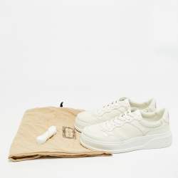 Pre Owned حذاء رياضي غوتشي صاخب ب قماش جي جي بني وبيج وجلد مقاس 41