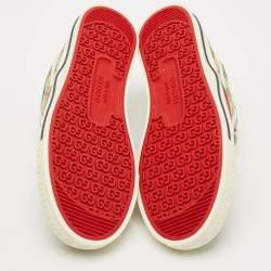 Pre Owned Gucci Tennis 1977 Size 38.5 Beige/Brown GG Canvas Low Top Sneakers