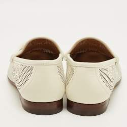 مملوكة مسبقًا حذاء لوفرز غوتشي هورسبت جلد كروكوديل أزرق مقاس 41.5