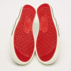 Pre Owned Gucci Tennis 1977 Size 46 Beige/Brown GG Canvas Low Top Sneakers