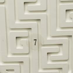 Pre Owned Gucci Ace Size 41 Blue/Black GG Supreme Canvas Low Top Sneakers