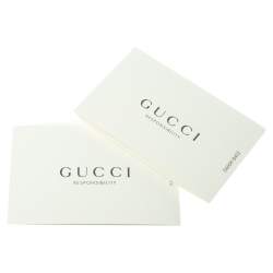 Gucci White Rubber Logo Pursuit Slide Sandals Size 41