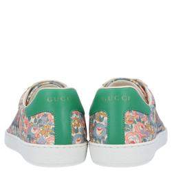 Pre Owned حذاء رياضي غوتشي أيس غوتشي متعدد الألوان مورد مقاس أوروبي 39