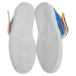 Gucci Multicolor Leather Ace High Top Sneakers Size 41