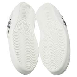 مملوكة مسبقًا Gucci White Leather And Canvas Star Ace Sneakers Size 40