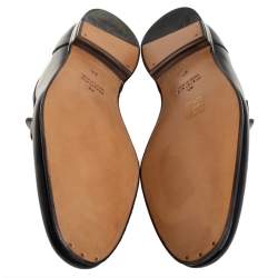 مملوكة مسبقًا حذاء لوفرز جوردان جلد أسود مقاس 46