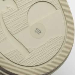 Pre Owned Gucci Brown Leather Miro Soft Low-Top Sneakers Size 44