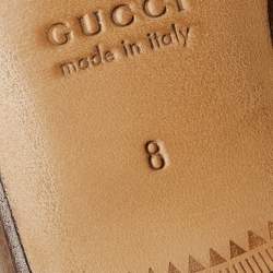 مملوكة مسبقًا Gucci Brown Leather Horsebit  Loafers Size 42