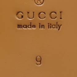 Pre Owned Gucci Black Leather Jordaan Horsebit Slip On Loafers Size 43