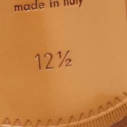 مملوكة مسبقًا Gucci Two Tone GG Canvas Jordaan Loafers Size 46.5