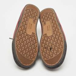 Gucci Black Canvas Tennis 1977 Low Top Sneakers Size 43