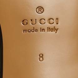 Pre Owned Gucci Black Leather Horsebit Slip On Loafers Size 42