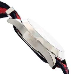 Gucci Black Red Tiger Stainless Steel Le Marche Des Merveilles YA126495 Men's Wristwatch 38 mm