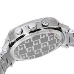 Pre Owned Gucci Silver Stainless Steel Grip YA157302 Men's Wristwatch 40 mm