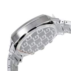 Pre Owned Gucci Silver Stainless Steel Grip YA157302 Men's Wristwatch 40 mm