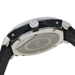 Gucci Black Stainless Steel Snake Motif Dive YA136323 Men's Wristwatch 40 mm