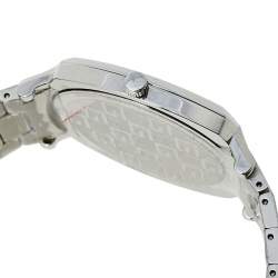 Gucci White Stainless Steel Grip YA157410 Unisex Wristwatch 38 mm