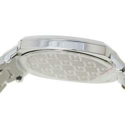 Gucci White Stainless Steel Grip YA157410 Unisex Wristwatch 38 mm