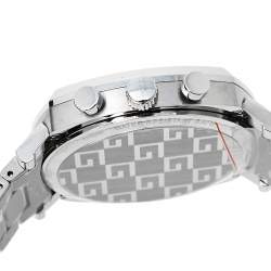 Gucci Silver Stainless Steel Grip YA157302 Men's Wristwatch 40 mm