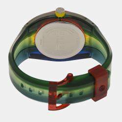 Gucci Sync Date Nylon Multi-Color Quartz Men's Watch 46 mm
