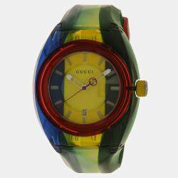 Gucci Sync Date Nylon Multi-Color Quartz Men's Watch 46 mm
